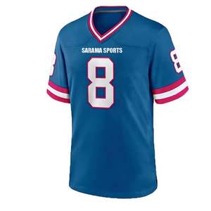 ชุดกีฬาทีมอเมริกันฟุตบอลเสื้อทีมและกางเกงผ้าระบายอากาศทนทานสำหรับฝึกซ้อมและจับคู่ - Product Image 2