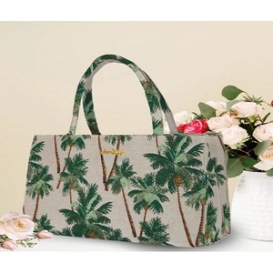 Tela de algodón polivinílico pesado de Jacquard de lujo para Bolsos De Mujer tapicería de punto de urdimbre teñida de hilo tejido transpirable para bolsos - Product Image 2