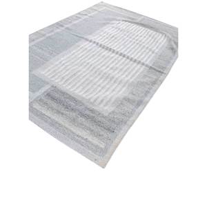 Tapis en polyester tissé plat bleu Al Fresco <span class=keywords><strong>ADPL</strong></span>-1103, tapis moderne abstrait pour intérieur/extérieur, pour usage domestique - Product Image 2
