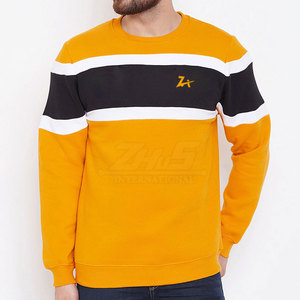 Sweatshirts unis surdimensionnés pour hommes sur mesure Tissu tissé de haute qualité avec équipage Ne Dernier design Technics lavés Produit OEM - Product Image 1