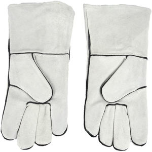 Gants de soudage personnalisés avec logo, en cuir de buffle, en cuir de vachette fendu, avec échantillon gratuit, gants de soudage de sécurité - Product Image 6