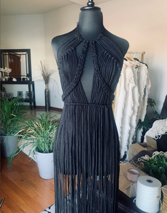 Robe de plage, tricotée, macramé, bohème, vêtements de plage - Product Image 3