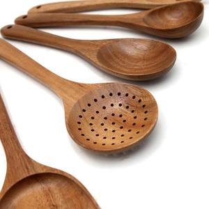 Cuchara de vajilla de madera de mango largo al por mayor para comer, mezclar y revolver para ocasiones de boda en Vietnam - Product Image 2