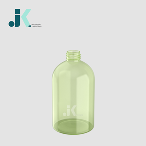 Vietnam Factory OEM/ODM PET Envase cosmético Boston Botella redonda 28/415 400ml La mejor calidad M0504T - Product Image 1