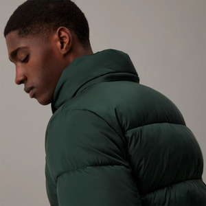 Vente en gros de vestes bouffantes pour hommes avec fermeture éclair et sweats à capuche vêtements de mode veste bouffante coupe-vent avec service OEM - Product Image 4