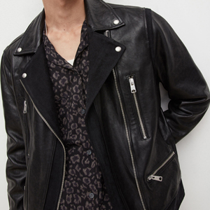 Veste en cuir pour homme, veste sur mesure, nouveau style avec col en laine, cuir en gros, vestes de baseball - Product Image 2