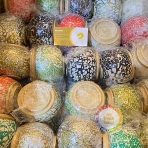 โถไม้ไผ่ทรงสวยงาม ประดับมุกและเปลือกไข่ ดีไซน์ใหม่ เหมาะสำหรับตกแต่งบ้าน โถไม้ไผ่คุณภาพสูง เป็นมิตรกับสิ่งแวดล้อม - Product Image 2