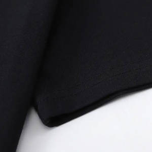 Camiseta de Hombre 100% Algodón de Alta Calidad con Cuello Redondo y Manga Corta, Estampada con Diseño Sólido en Diferentes Colores, Tejido de Punto - Product Image 5