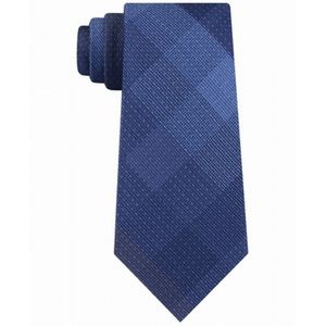 Kenneth Cole Reaction Papillon e Cravatta Slim da Uomo a Pois Blu, Taglia Regolare - Product Image 1