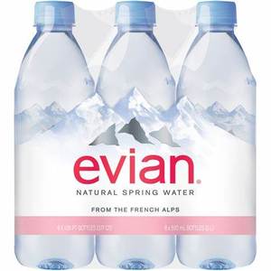 Pour l'eau de source naturelle d'Evian 1.5L fidji eau minérale purifiée 12 unités par emballage de bouteille de paquet - Product Image 1