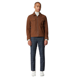 Chaquetas de Cuero para Hombre de Alta Calidad, Transpirables, de Moda, Estilo Bomber, en Gamuza y Lona, de la Fábrica de Cuero de Pakistán - Product Image 3