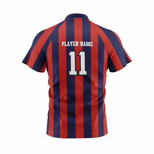 Maillot de football unisexe pour adultes, personnalisé, en polyester de haute qualité, respirant, léger, séchage rapide, impression par transfert thermique, manches courtes - Product Image 4