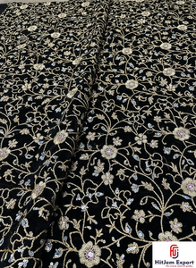Tissu en velours avec broderie de paillettes pour robes de soirée, robes de cérémonie, tenues de soirée et créations de haute couture Bahreïn - Product Image 6