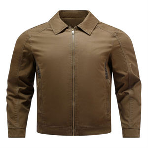 Chaqueta Bomber de Algodón Casual para Hombre, Precio al por Mayor, Logotipo Personalizado OEM, Talla Grande, Impermeable, Transpirable, con Cremallera, Abrigo de Invierno 2026 - Product Image 1