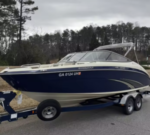 Precio de subasta para seminuevo 2015 Y @ m @ ha SX240 24-f00t Dynam1c Jet B0at 360 HP 12 Pers0ns Plus Free Tra1ler Industrial Grade OEM - Product Image 1