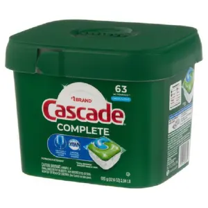 ขายส่งสบู่ฝัก Cascade เครื่องล้างจานเม็ดละลายน้ํายาซักผ้าที่แข็งแกร่งอย่างรวดเร็ว