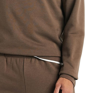 Vente en gros, sweat-shirt 100% coton pour hommes, pull à col rond avec tissu éponge français imprimé pour l'hiver, motif solide - Product Image 6