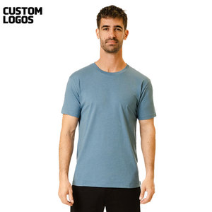 Wholesale Blank T Shirt Custom Logo 100% Cotton T-Shirt Men Plain Fit T-Shirt - Product Image 2