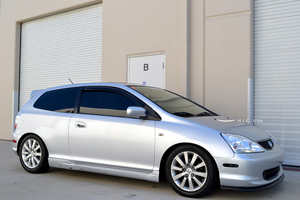 กระบังหน้าต่าง winwdow Deflector โล่สภาพอากาศสำหรับ Honda Civic Si 3dr hatchback (EP) 02 ~ 05 - Product Image 2