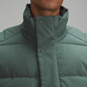 Direct Manufacturer's Custom O-Neck Men's Breathable Casual Winter <b>Puffer</b> <b>Jacket</b> Autumn Button Windproof Sleeveless Bubble <b>Vest</b> - Product Image 4
