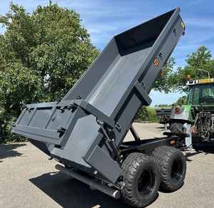 Remolque basculante de acero hidráulico de 800 kg, el más vendido, para construcción y uso general. - Product Image 1