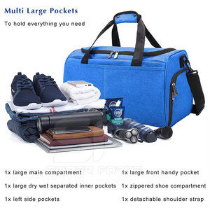 Sacs polochon personnalisés avec logo brodé Sacs polochon grande capacité imprimés sur mesure en vrac vente en gros - Product Image 4