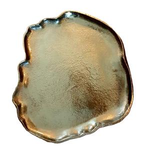 ถาดช็อคโกแลตโลหะตกแต่งยอดนิยมดีไซน์ทันสมัยพร้อมด้ามจับสีทองสวยงามสำหรับห้องครัวโรงแรม - Product Image 3