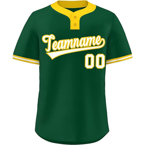 Top qualité 100% polyester tissu baseball uniforme conception deux tons personnalisé pas de maillot de baseball minimum - Product Image 4
