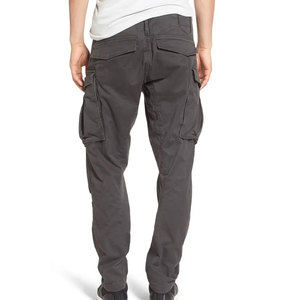 <b>Men's</b> Slim Fit High Waist <b>Cargo</b> <b>Pants</b> Casual <b>Camo</b> Design With Button Decoration and Multi-Pockets Plus Size Canvas Trousers - Product Image 6