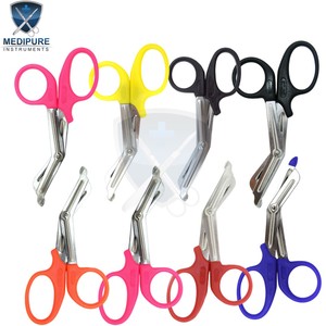 Tijeras de vendaje de utilidad de acero inoxidable de alta calidad, tijeras paramédicas médicas para instrumentos quirúrgicos de primeros auxilios y cirugía - Product Image 6