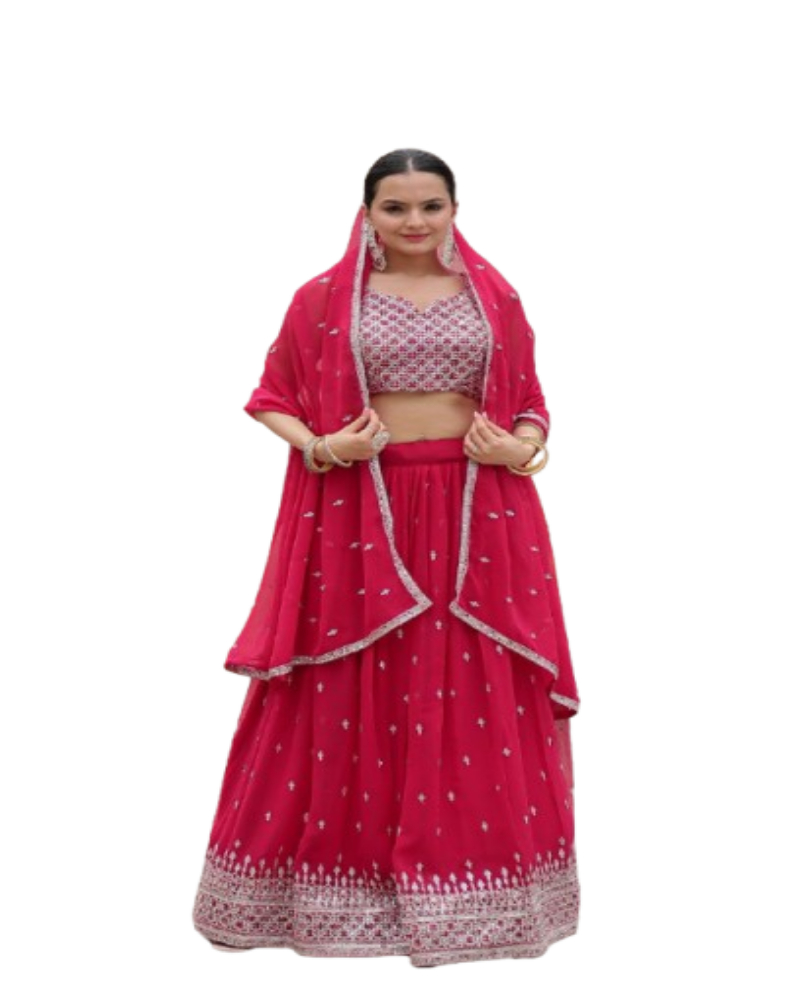 Rajasthani Lehenga Choli Wedding Elegant Cultural