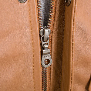 Chaqueta de Cuero Premium para Hombre, Cómoda, Impermeable, Transpirable, Estilo Urbano, con Logotipo Frontal, Chaqueta de Invierno Suave - Product Image 6