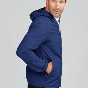 Personnaliser le style et la conception Streetwear Polyester Softshell imperméable Sports de plein air course coupe-vent veste de pluie pour hommes - Product Image 1