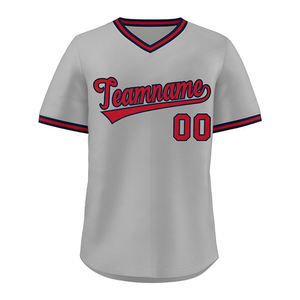 Personalizado sublimado nombre del equipo Logo Número de impresión deportes béisbol desgaste hombres camisetas de béisbol - Product Image 1