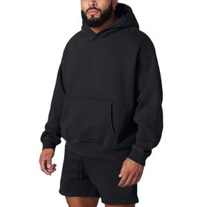 Sweat à capuche personnalisé pour hommes 100% coton Tissu évacuant l'humidité de haute qualité pour les entraînements intenses d'hiver - Product Image 5