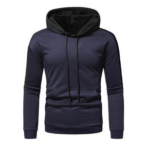 Sudadera informal con capucha para hombre con capucha de material transpirable de ajuste relajado y manga larga Perfecta para viajes deportivos y uso diario - Product Image 1