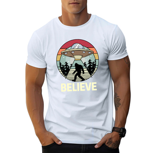Camisetas de Manga Corta al por Mayor, de Alta Calidad, Nuevas, Premium, 100% Algodón, con Logotipo de Fábrica Personalizado, Impresión en Serigrafía, Antiencogimiento, a la Moda - Product Image 4