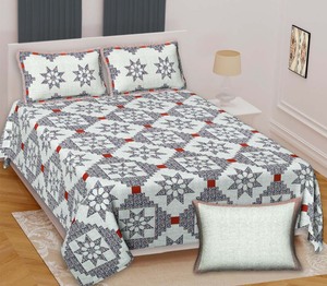 Nueva sábana de algodón Fahionable King Size Sábana de algodón puro Tamaño del cliente para todos - Product Image 4