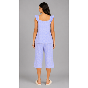 Conjunto Capri de Algodón para Mujer Evolve X Venus - Ropa de Dormir Suave con Estampado de Dibujos Animados, Corte Holgado - Product Image 3