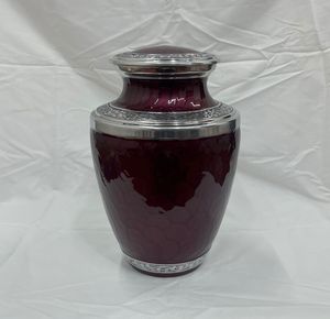 Durable Quality Aluminum Metal Cremation Urn for Adult Human Ashes Eco-Friendly Customizable Designs High <b>Gloss</b> Finish Classic - Product Image 6