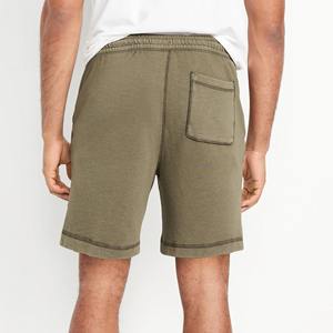 Pantalones cortos de lana de algodón de alta calidad para hombre, transpirables, 100% algodón, logotipo serigrafiado, corte holgado con bolsillos laterales, pantalones cortos para hombre - Product Image 5