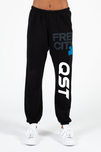 Pantalones de chándal unisex de algodón con logotipo personalizado, pantalones de lona informales de cintura media elásticos para deportes de invierno para hombres y mujeres - Product Image 3