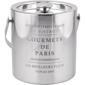 Seau à glace gourmet en acier inoxydable - Product Image 1