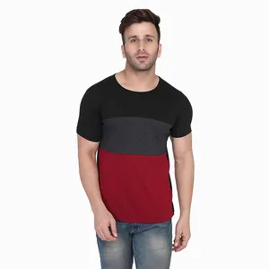 Customized Men's T-Shirt Short Sleeve Pullover Slim Fit Men's T Shirt With Customized Design And Printed