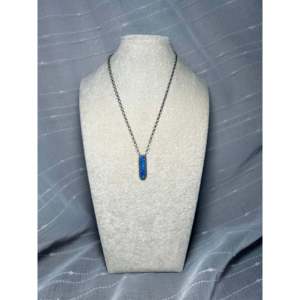 สร้อยคอเงินแท้ประดับโอปอลทำมือแบบนาวาโฮ  เครื่องประดับแฟชั่น - Product Image 3