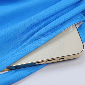 Pantalones cortos de baloncesto con impresión por sublimación al por mayor de alta calidad, pantalones cortos Just Don de malla transpirable personalizados de verano para hombre - Product Image 5