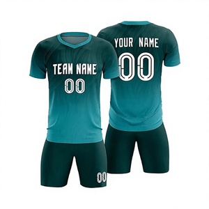 Custom Adult Soccer Jersey 100% Polyester Breathable Dot & Letter Print Winter Football Uniform - Product Image 1