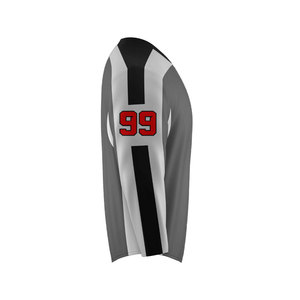 Equipo personalizado camisetas de hockey sobre hielo transpirable poliéster tela bordado Impresión logotipo OEM ODM fábrica al por mayor 2025 - Product Image 4