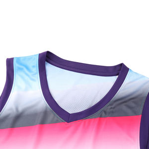 Maillot de volley-ball unisexe de haute qualité, léger, entièrement sublimé, avec impression numérique en 100% polyester, uniforme imprimé sur mesure - Product Image 5