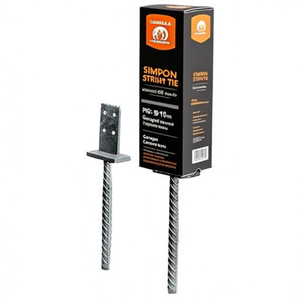 Base de Soporte de Acero Galvanizado SIMPSON STRONG TIE PIG 90 x 60 x 110 mm para Empotrar en Hormigón, para Garajes, Toldos y Cocheras - Product Image 3